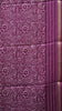 Dola Silk Saree Kolam Print - Purple thumbnail