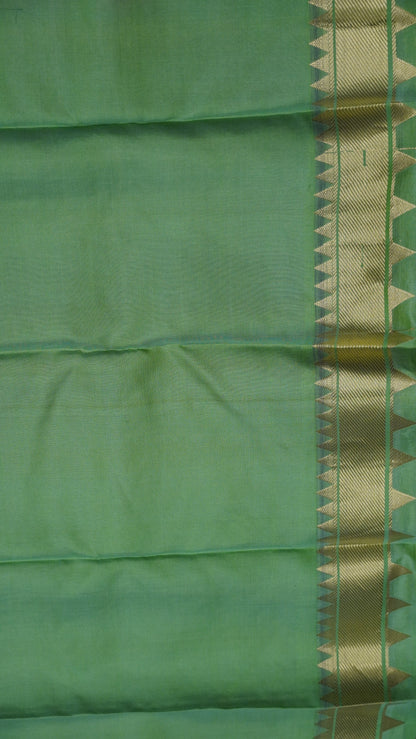 Pure Kanjivaram Silk Saree -Rani Pink
