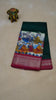 Chanderi Saree Figure Print - Bottle Green thumbnail