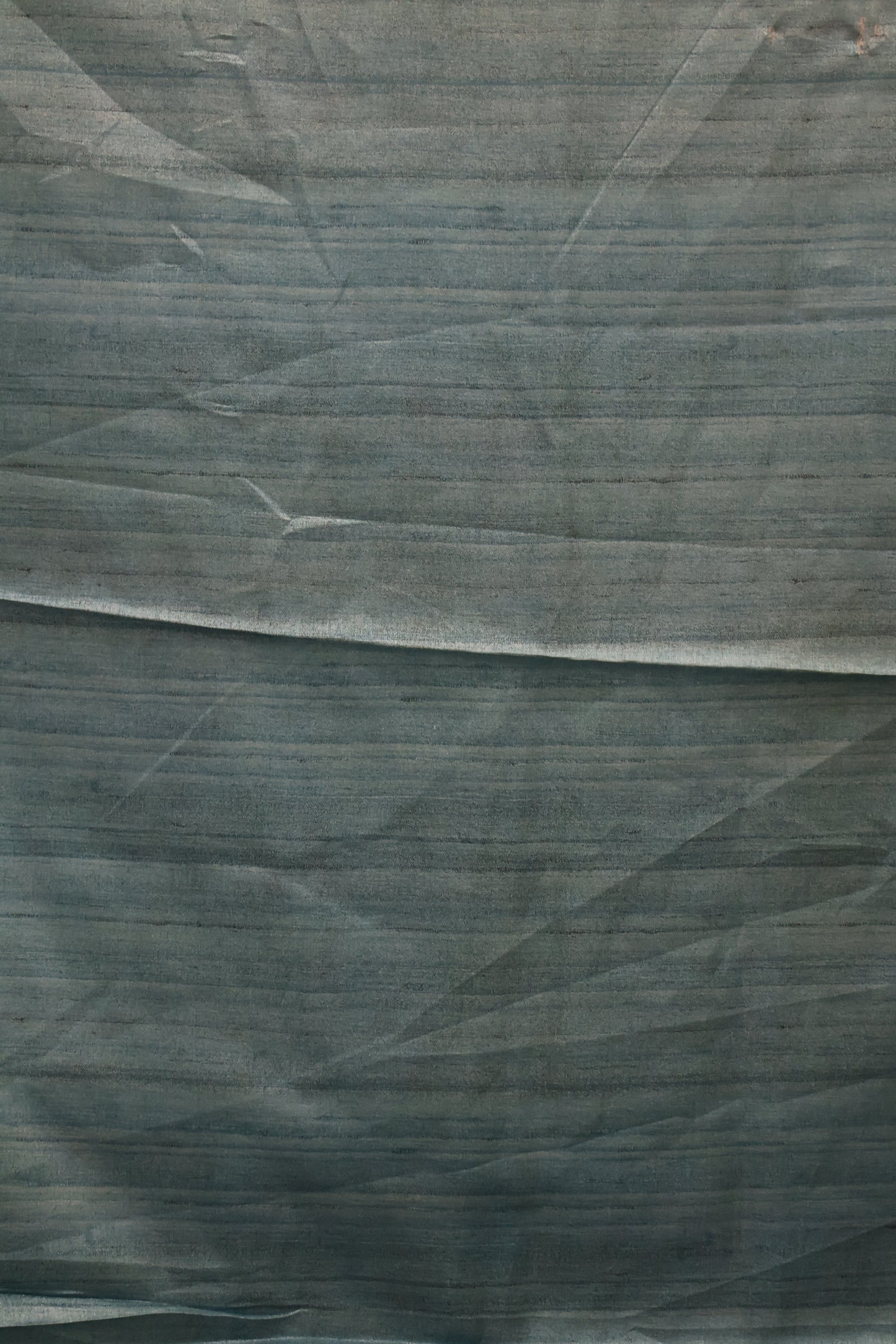 Art Mulberry Silk Saree-Sky Blue Penn Kalamkari