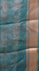 Chanderi Saree Kalamkari Print - Blue thumbnail