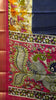 Chanderi Saree Figure Print - Blue thumbnail