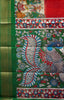 Chanderi Saree Figure Print - Red thumbnail