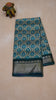 Chanderi Saree Abstract Print - Green thumbnail