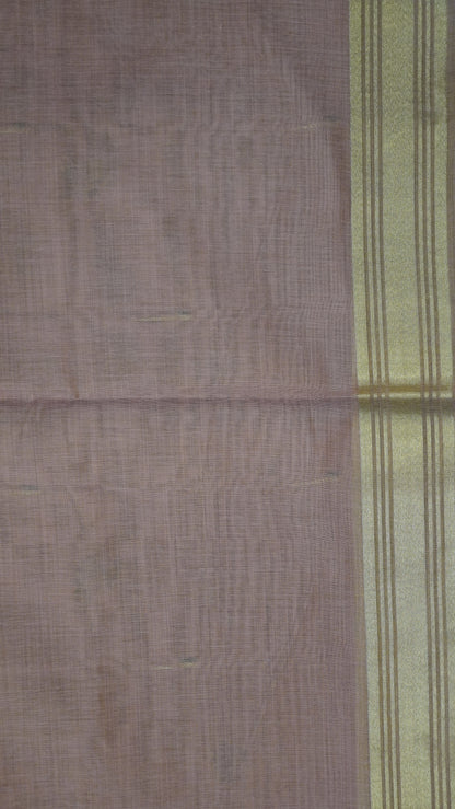 Handloom Jamdani Saree-Lotus Paithani-Pale Pink