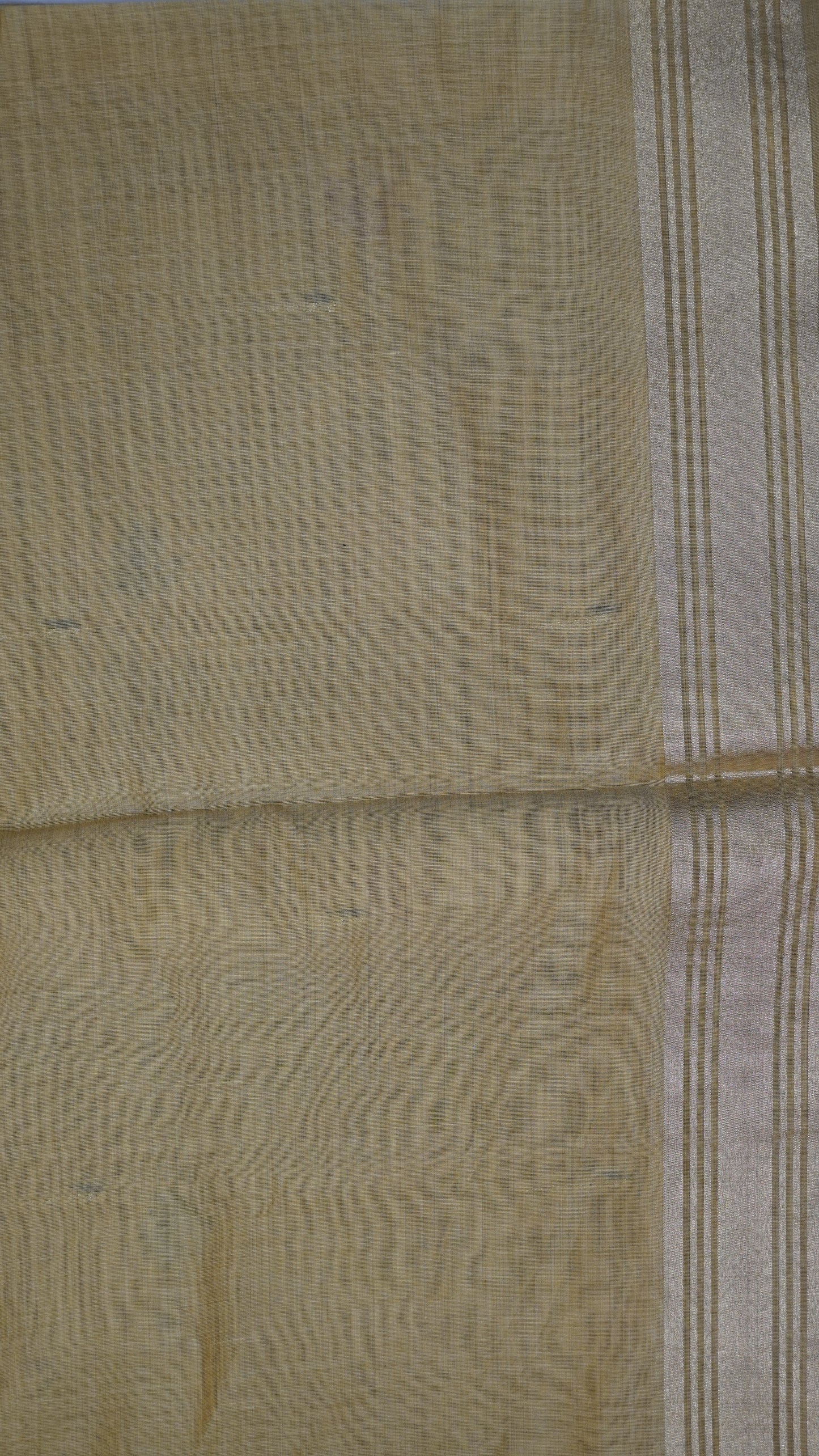 Handloom Jamdani Saree-Lotus Paithani-Golden Yellow