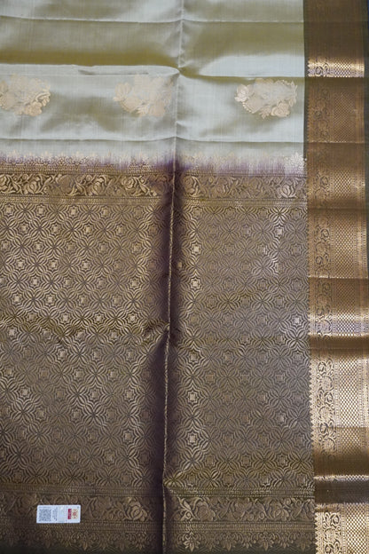 Pure Soft Silk- Greyish Beige-Brown