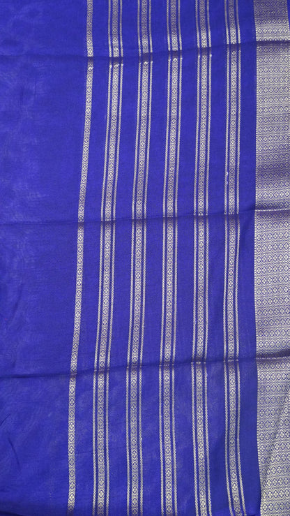 Semi Chiffon Saree- Tie Dye Voilet