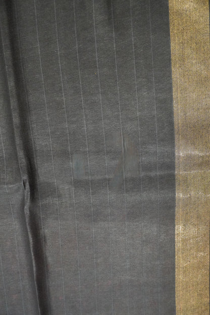 Pure Tussar Saree - Checks Red