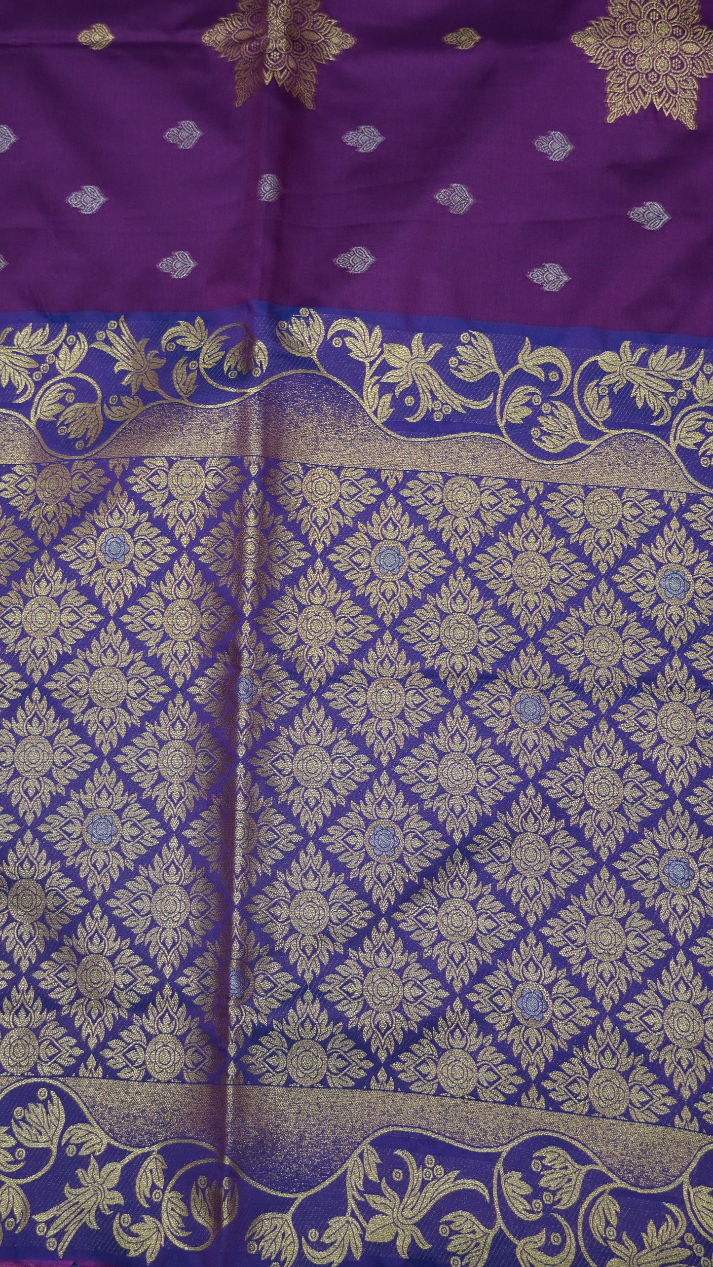 Semi Soft Silk Saree-Rangoli Zari Wine