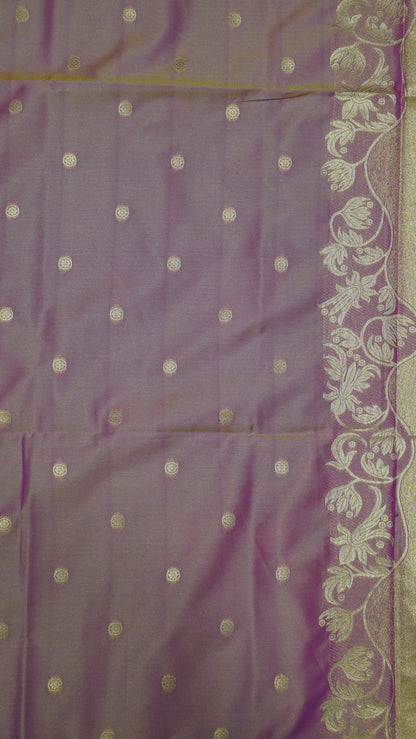 Semi Soft Silk Saree-Rangoli Zari Parrot Green