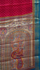 Chanderi Saree Bandhini Print - Pink thumbnail