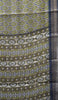 Chanderi Saree Abstract Print - Grey thumbnail