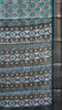Chanderi Saree Abstract Print - Green thumbnail