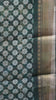 Chanderi Saree Abstract Print - Green thumbnail