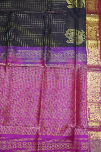 Silk Cotton Saree - Arakku