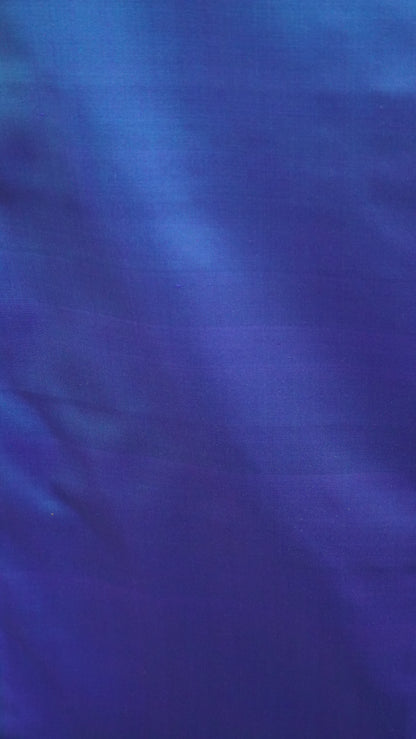 Pure Soft Silk Saree - Aqua Green-Blue