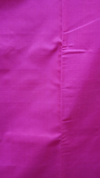 Pure Soft Silk Saree -Orange-Pink