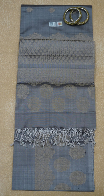 Pure Soft Silk Saree -Grey