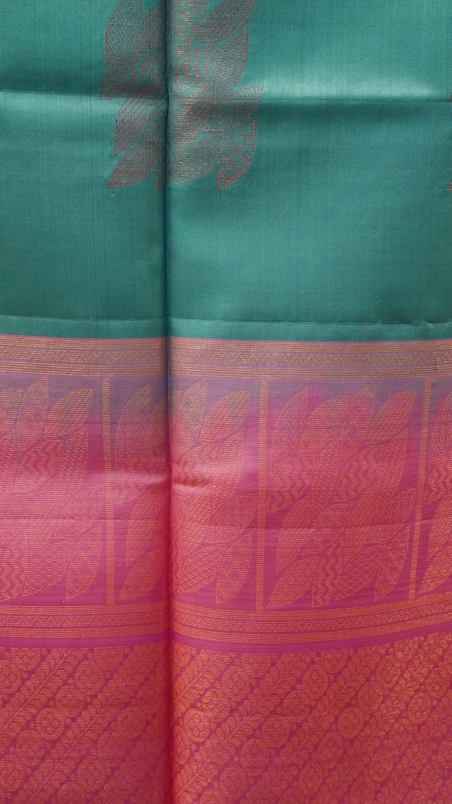 Pure Soft Silk Saree - Baby Blue- Pink