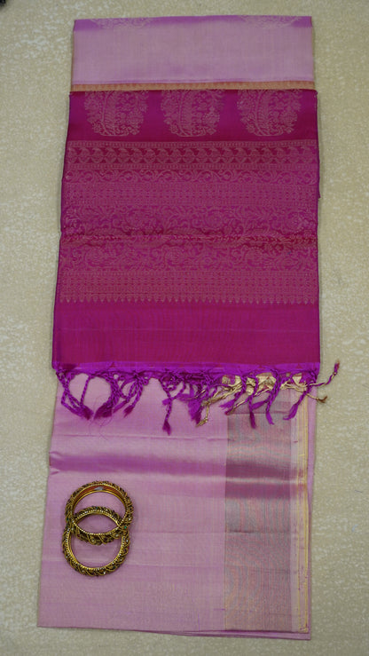 Pure Soft Silk Saree - Light Pink