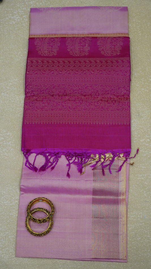 Pure Soft Silk Saree - Light Pink