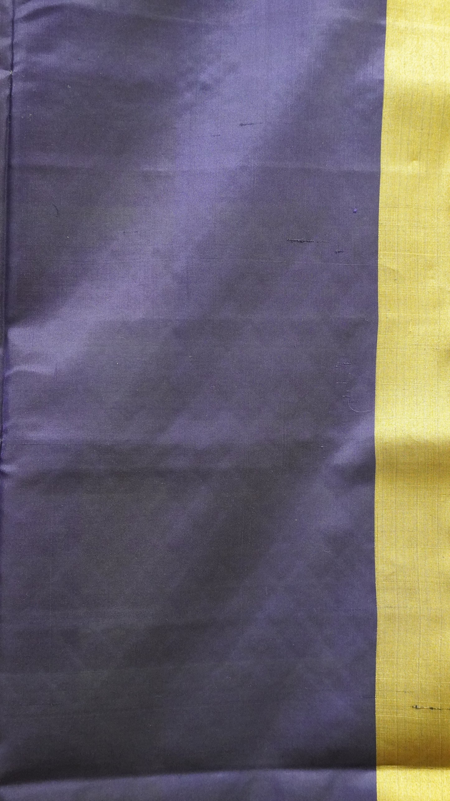 Pure Soft Silk Saree - Pinkish Orange-Navy Blue