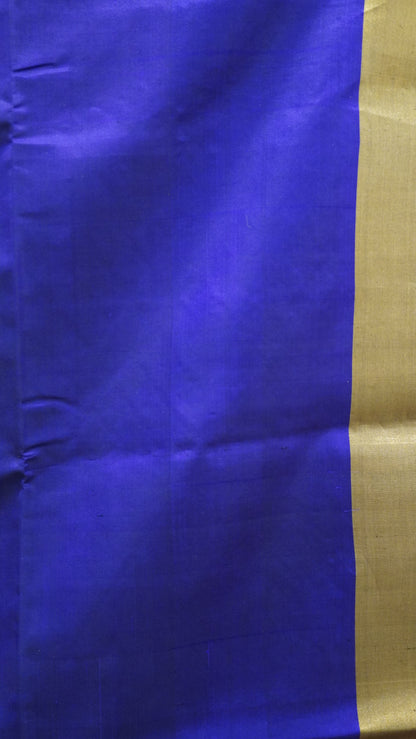 Pure Soft Silk Saree - Fluorescent Green - Voilet