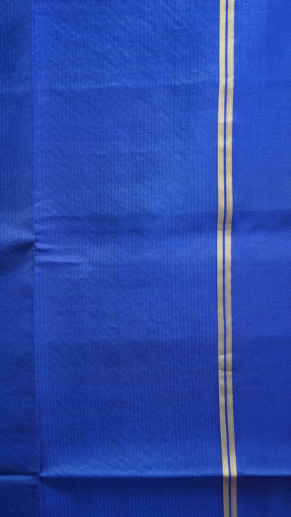 Pure Soft Silk Saree - Green-Blue