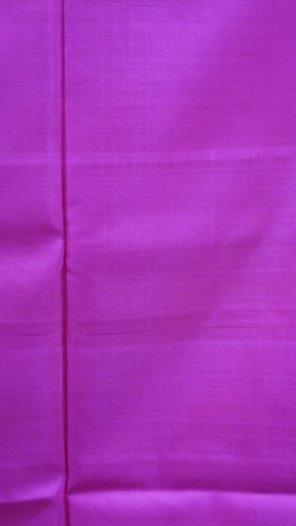 Pure Soft Silk Saree -Silver Zari-Yellow-Pink