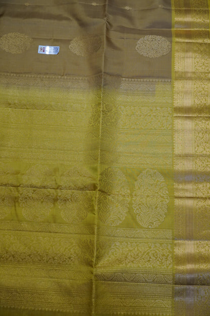 Pure Soft Silk Saree - Dark Beige