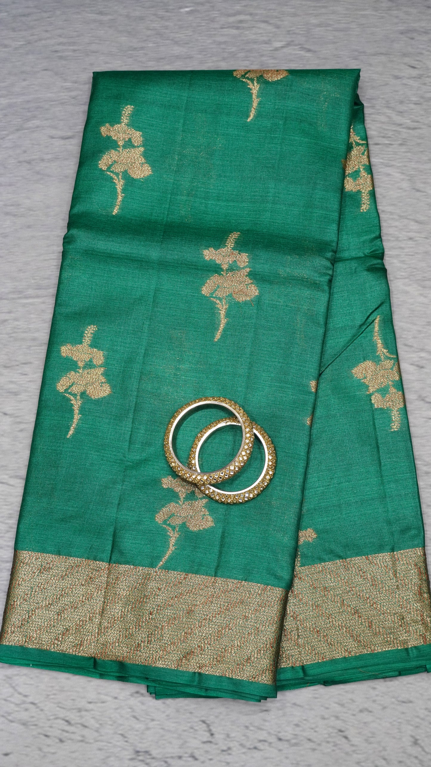 Pure Tussar Saree - Green