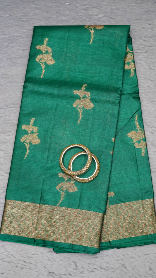 Pure Tussar Saree - Green