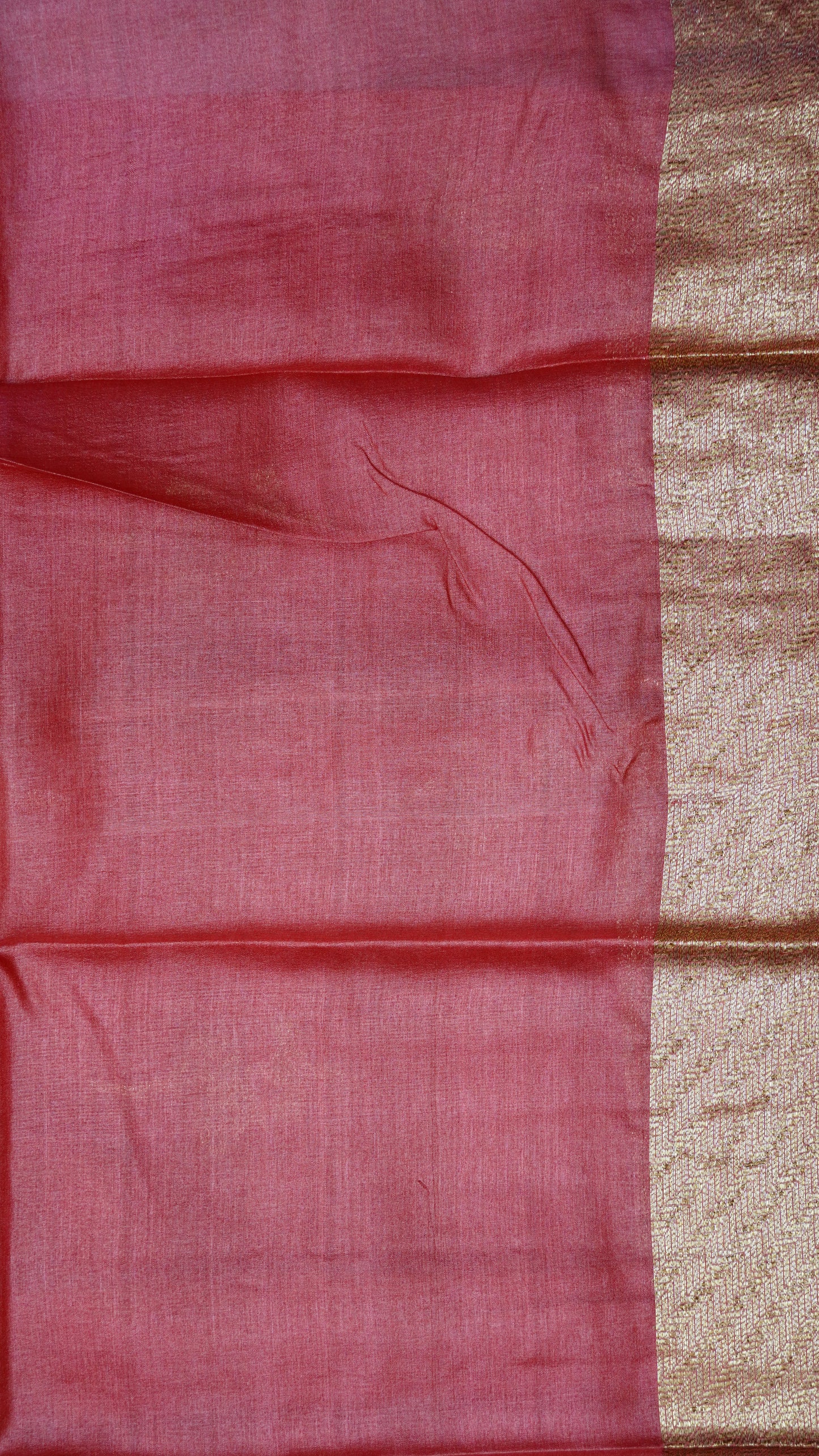 Pure Tussar Saree - Maroon