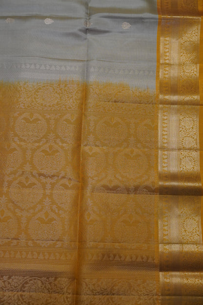 Pure Soft Silk Saree - Sandal - Yellow