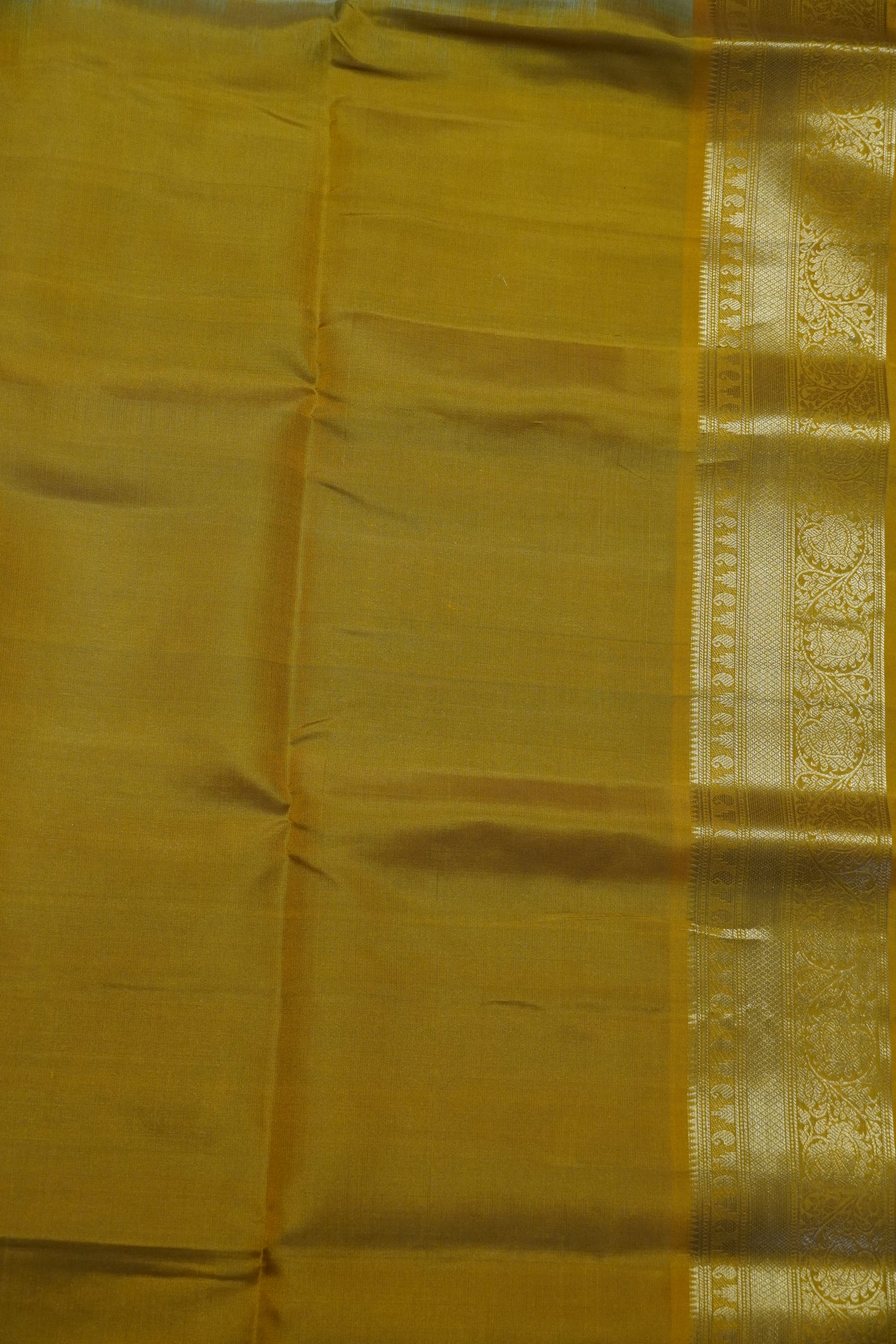 Pure Soft Silk Saree - Sandal - Yellow