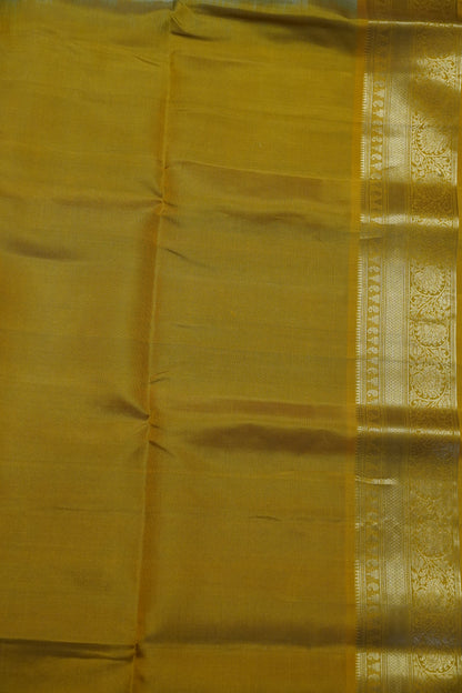 Pure Soft Silk Saree - Sandal - Yellow