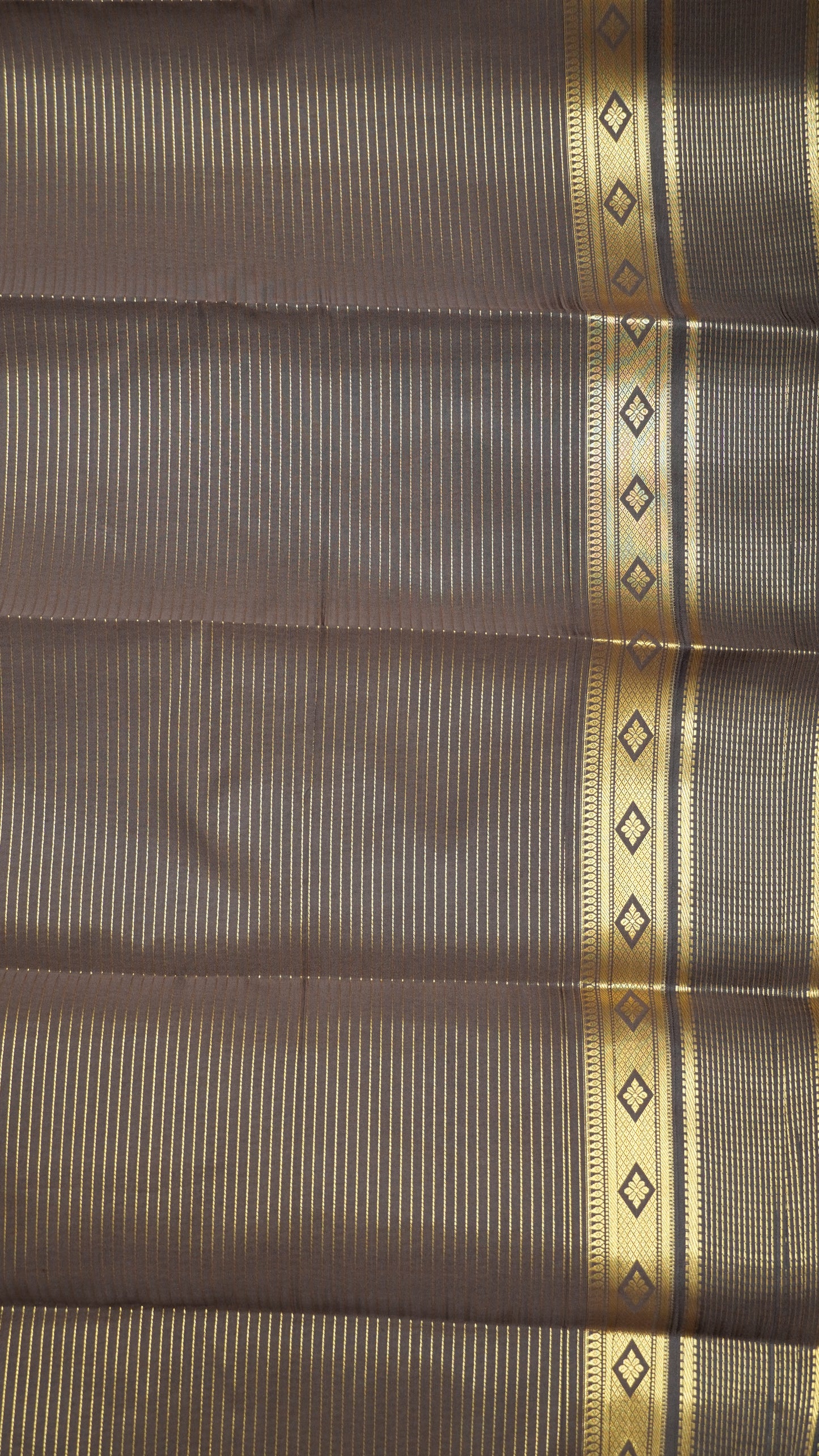 Semi Kanjivaram Silk Saree - Pale Orange