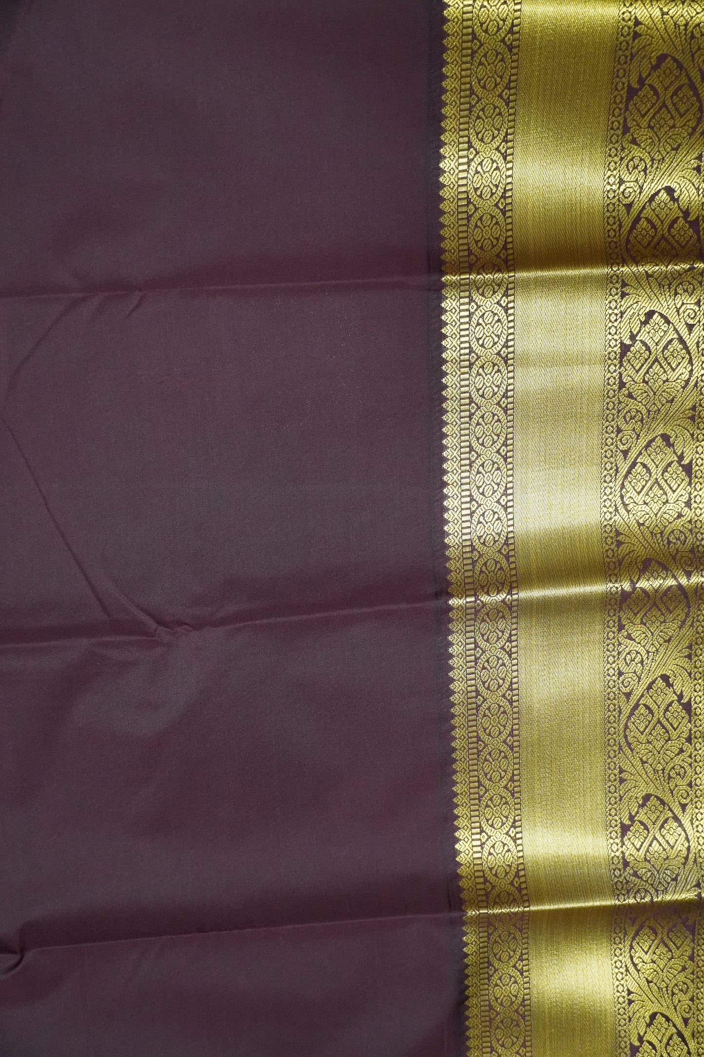 Semi Silk Saree - Kolam Rust Orange