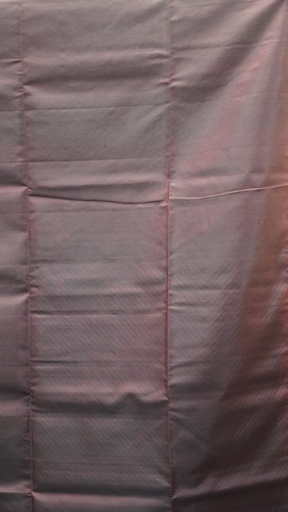 Pure Soft Silk Saree -Brown Zari lines