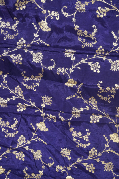 Semi Mysore Silk Saree-Red with Small Border