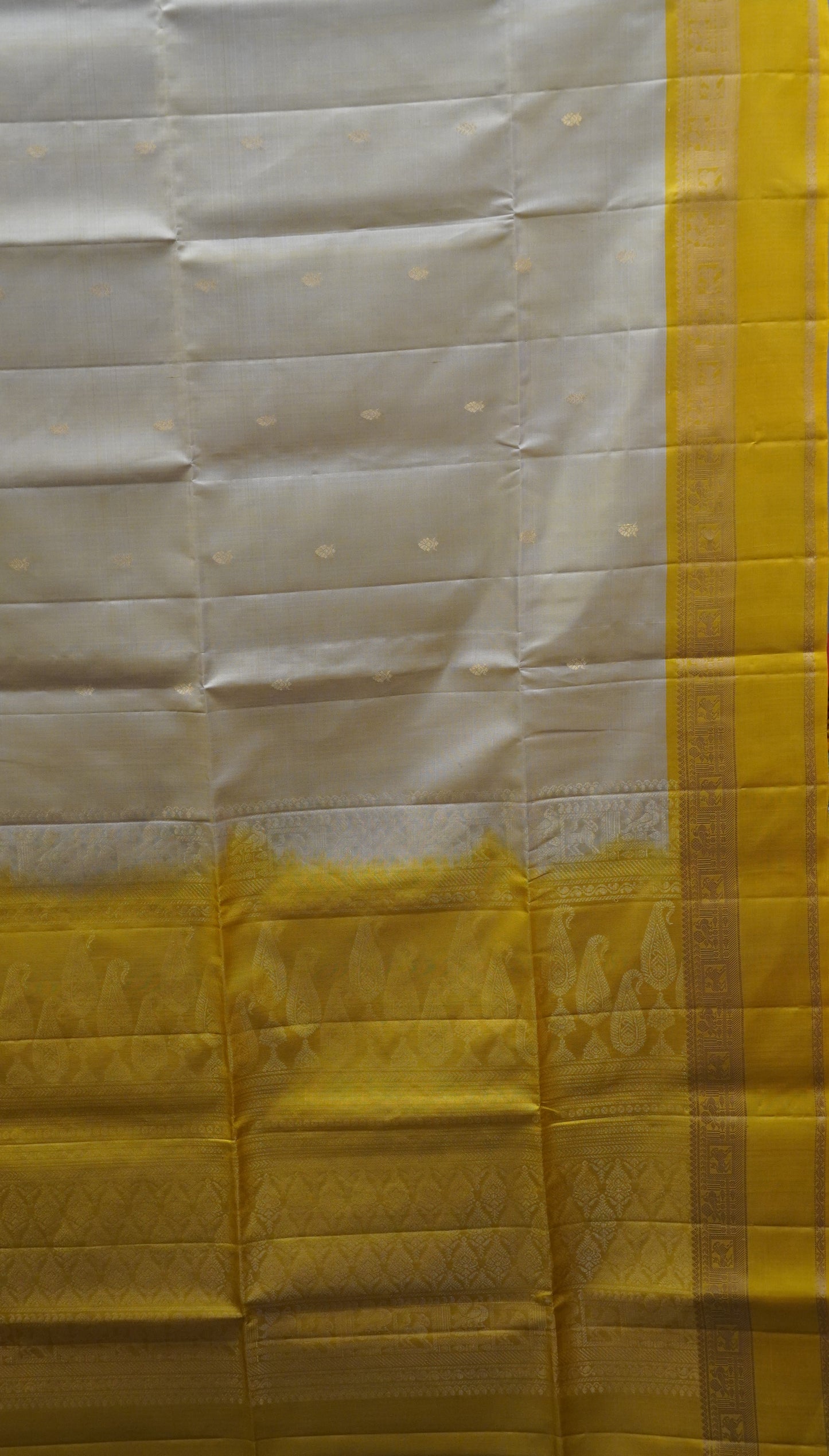 Pure Soft Silk Saree -Sandal Yellow