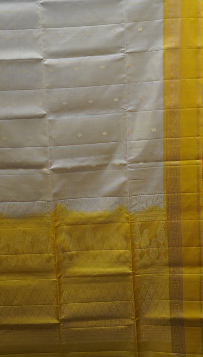 Pure Soft Silk Saree -Sandal Yellow