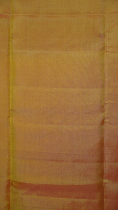 Pure Soft Silk Saree Red to Mustard