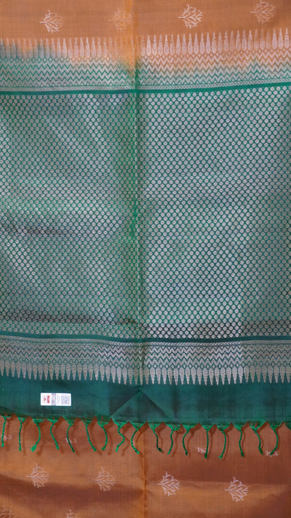 Pure Soft Silk Saree Honey to Green