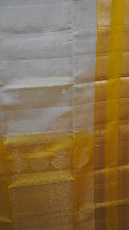 Pure Soft Silk Saree - Sandal-Yellow