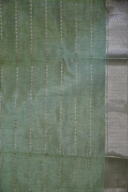 Semi Tussar Saree - Square Buta Purple