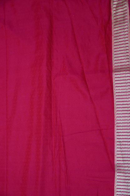 Banarasi Crepe Saree - Heavy Floral Pink