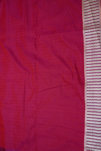 Banarasi Crepe Saree - Heavy Floral Light Purple