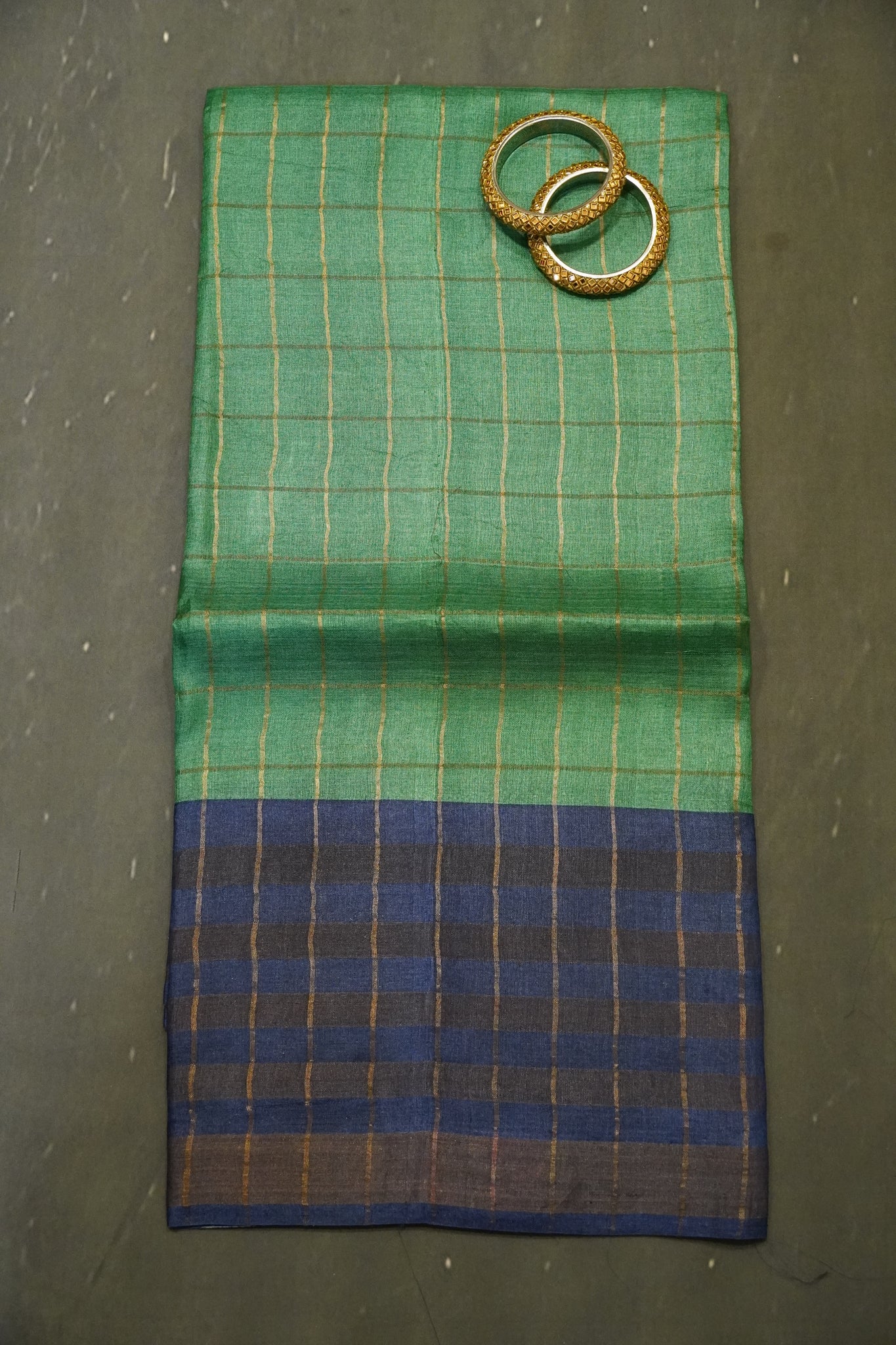 Pure Tussar Silk - Green